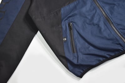 WAVE PATCHWORK MOUTAIN WINDBREAKER(黑藍)4