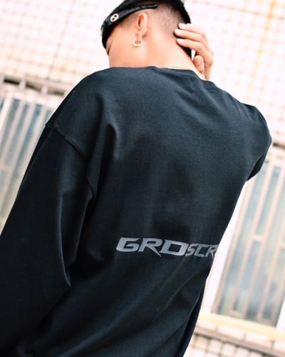 RACING LOGO L/S TEE(黑)7