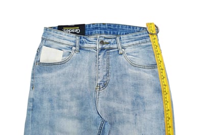 PATCH TAPE JEANS 皮尺牛仔褲(藍)2
