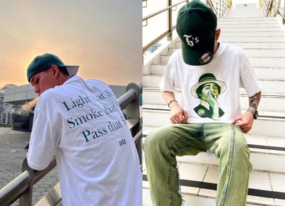 Pablo T-Shirt  哥倫比亞上衣(白)2