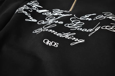 SELF-WORTH ZIPPER SWEATER(黑)3