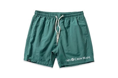 THE SIGN CREW MADE BEACH SHORTS(橄欖綠)1