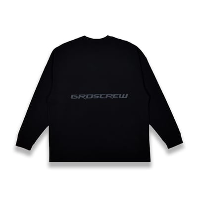 RACING LOGO L/S TEE(黑)2