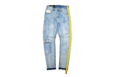 PATCH TAPE JEANS 皮尺牛仔褲(藍)1