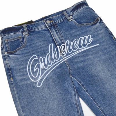 GRDS CREW LOGO JEANS(藍)2