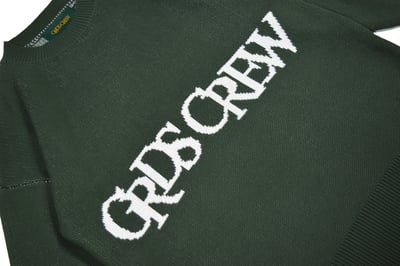 GRDSCREW KNIT SWEATER(墨綠/白)2