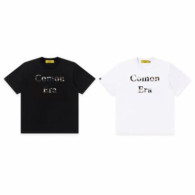 COMON ERA CAMO LOGO TEE(白)6