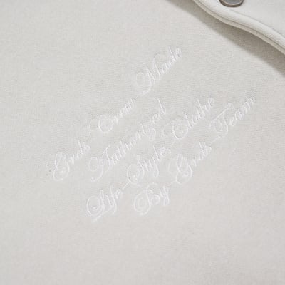 THE SIGN VARSITY JACKET(米白)3