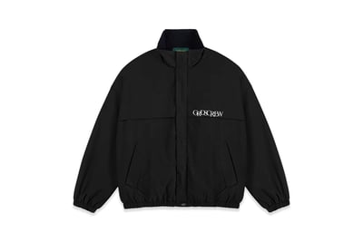 DOUBLE-LAYER FLEECE WINDBREAKER(黑)1
