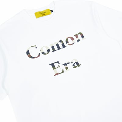 COMON ERA CAMO LOGO TEE(白)2
