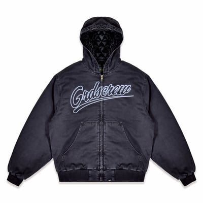 WASHED DENIM HOODIE JACKET(水洗黑)3