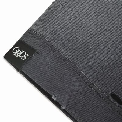 HANDWRITING LOGO DISTRESSED WASHED T-Shirt(水洗黑)5