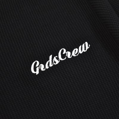 SWASHES LOGO WAFFLE HENLEY L/S Tee(華夫格/黑)4