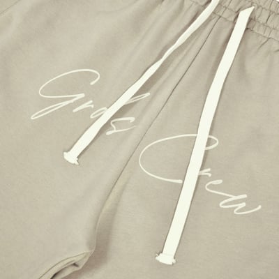HANDWRITING LOGO COTTON SHORTS(卡其)2