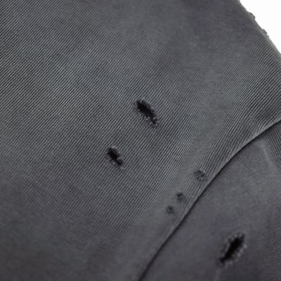 HANDWRITING LOGO DISTRESSED WASHED T-Shirt(水洗黑)6