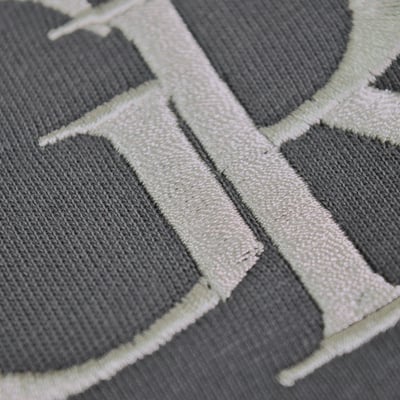 CLASSIC EMBROIDERY T-Shirt(灰/銀)2