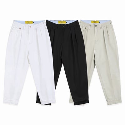 TAPERED CASUAL PANTS(黑)6