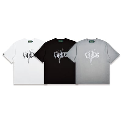 SMOKE LOGO T-Shirt(白黑)4