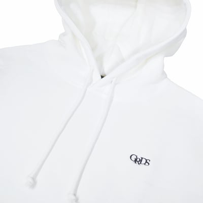 CLASSIC SMALL LOGO HOODIE(白)2