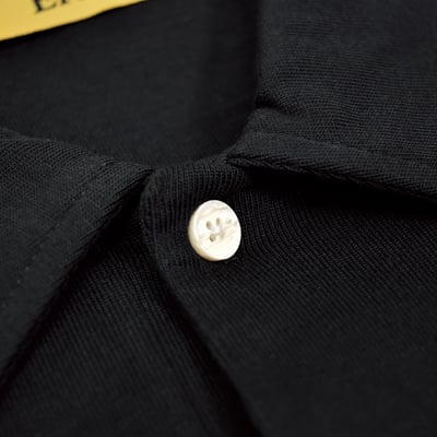 CURSIVE POLO TEE(黑)3