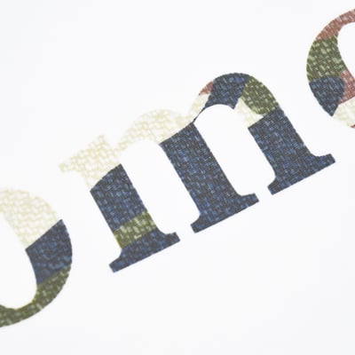 COMON ERA CAMO LOGO TEE(白)3