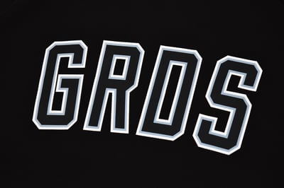 SPORTS LOGO RIB T-Shirt(黑)3