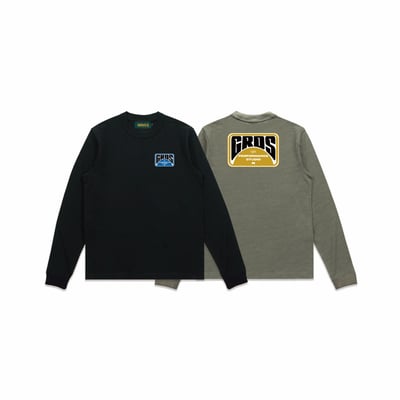 ROUTE MARKER L/S Tee(竹節棉/卡其)7