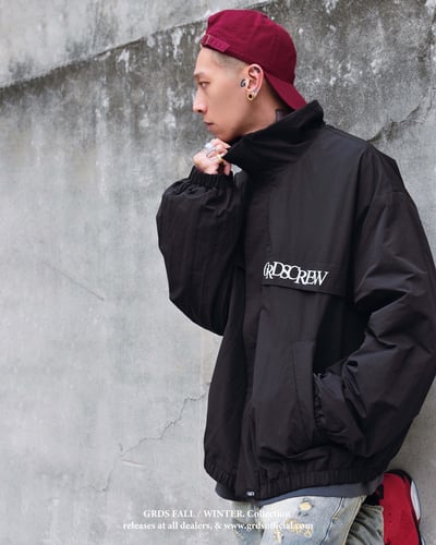 DOUBLE-LAYER FLEECE WINDBREAKER(黑)13