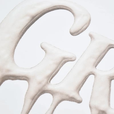 WAX DRIP T-Shirt(白)4