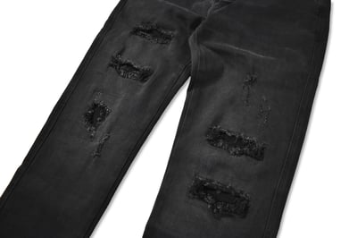 BRUSH CUT JEANS(黑)4