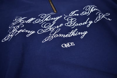 SELF-WORTH ZIPPER SWEATER(藏藍)4