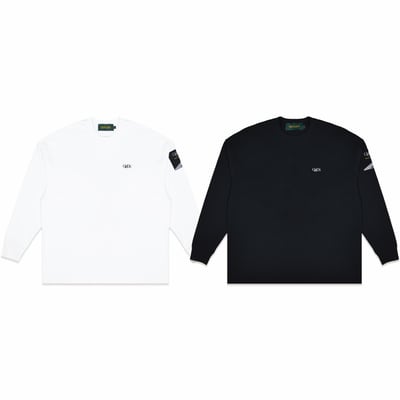 CLASSIC SMALL LOGO L/S TEE(白)5
