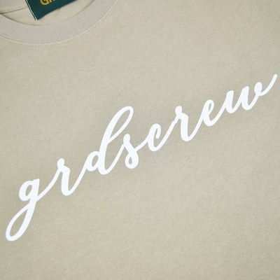 SCRIPT T-Shirt(卡其)3