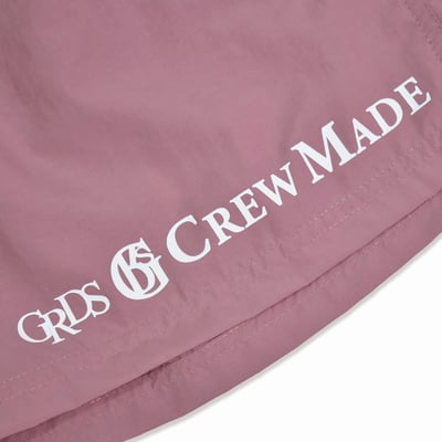 THE SIGN CREW MADE BEACH SHORTS(暗粉色)3