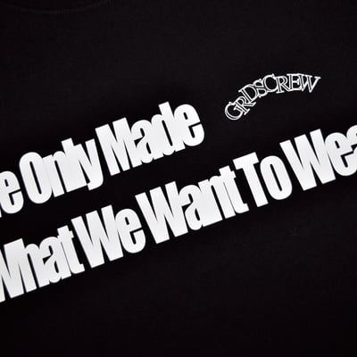 SLOGAN T-Shirt(黑)3