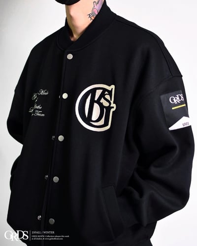 THE SIGN VARSITY JACKET(紫)8