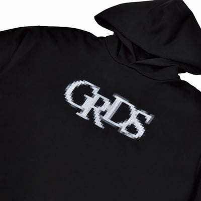 GRDS PIXEL LOGO HOODIE(黑)4