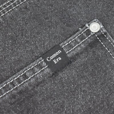 CMNE CARPENTER DENIM SHORTS(水洗黑)5