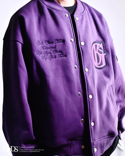 THE SIGN VARSITY JACKET(紫)6