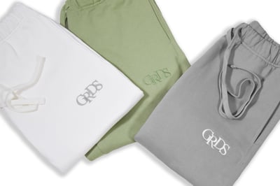 CLASSIC LOGO COTTON PANTS(白)3