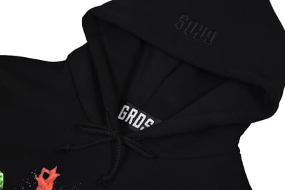 Overdose Logo Hoodie 經典四元素連帽衫(黑)4