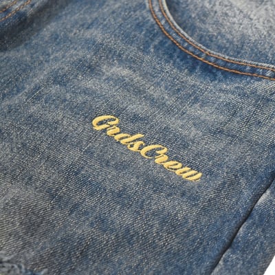SWASHES LOGO VINTAGE WASHED CARGO JEANS3