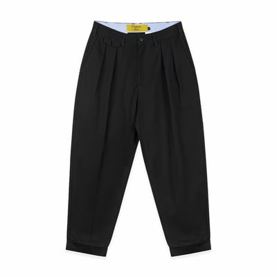 TAPERED CASUAL PANTS(黑)1