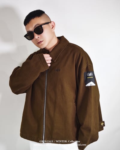 CURSIVE LAID-BACK JACKET(咖啡)12