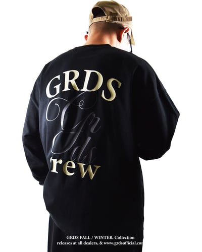 HANDWRITTEN L/S TEE(黑)8