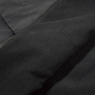 DOUBLE-LAYER FLEECE WINDBREAKER(黑)4