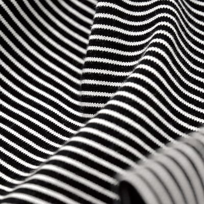 CMNE STRIPED TEE(黑白橫條)6