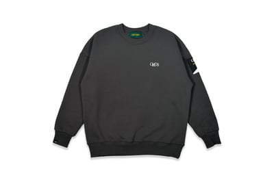 CLASSIC SMALL LOGO SUIT - SWERTER(灰/米金刺繡)1