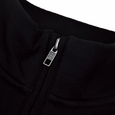 CLASSIC LOGO HALF ZIP SWEATSHIRT(黑)6