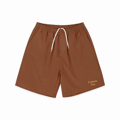 COMON ERA LOGO RIPSTOP BEACH SHORTS(深橙)1